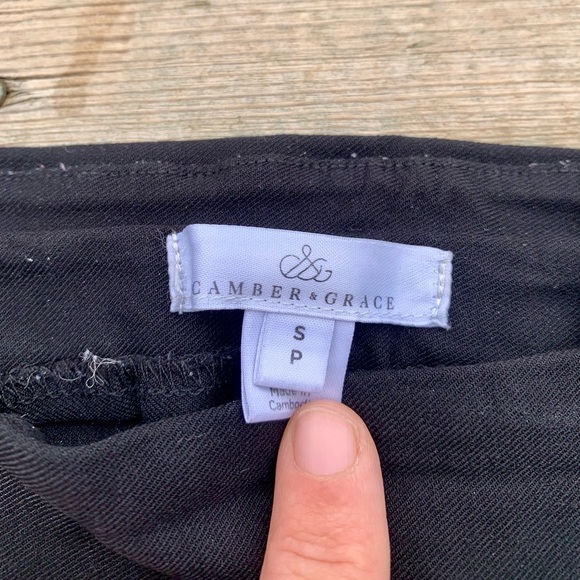 💛 Camber & Grace Black Slim Pull-On Pants - Size Small - Picture 4 of 6